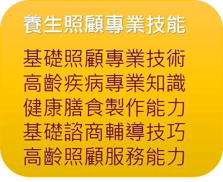 養生照顧專業技能